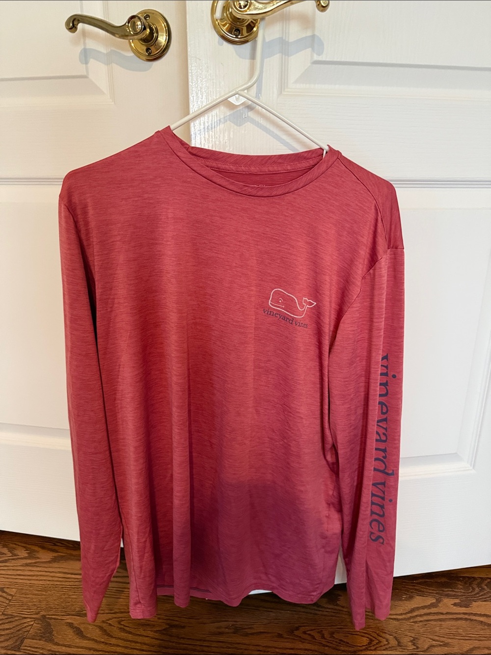 Vineyard Vines Long Sleeve Logo Tee - Rose
